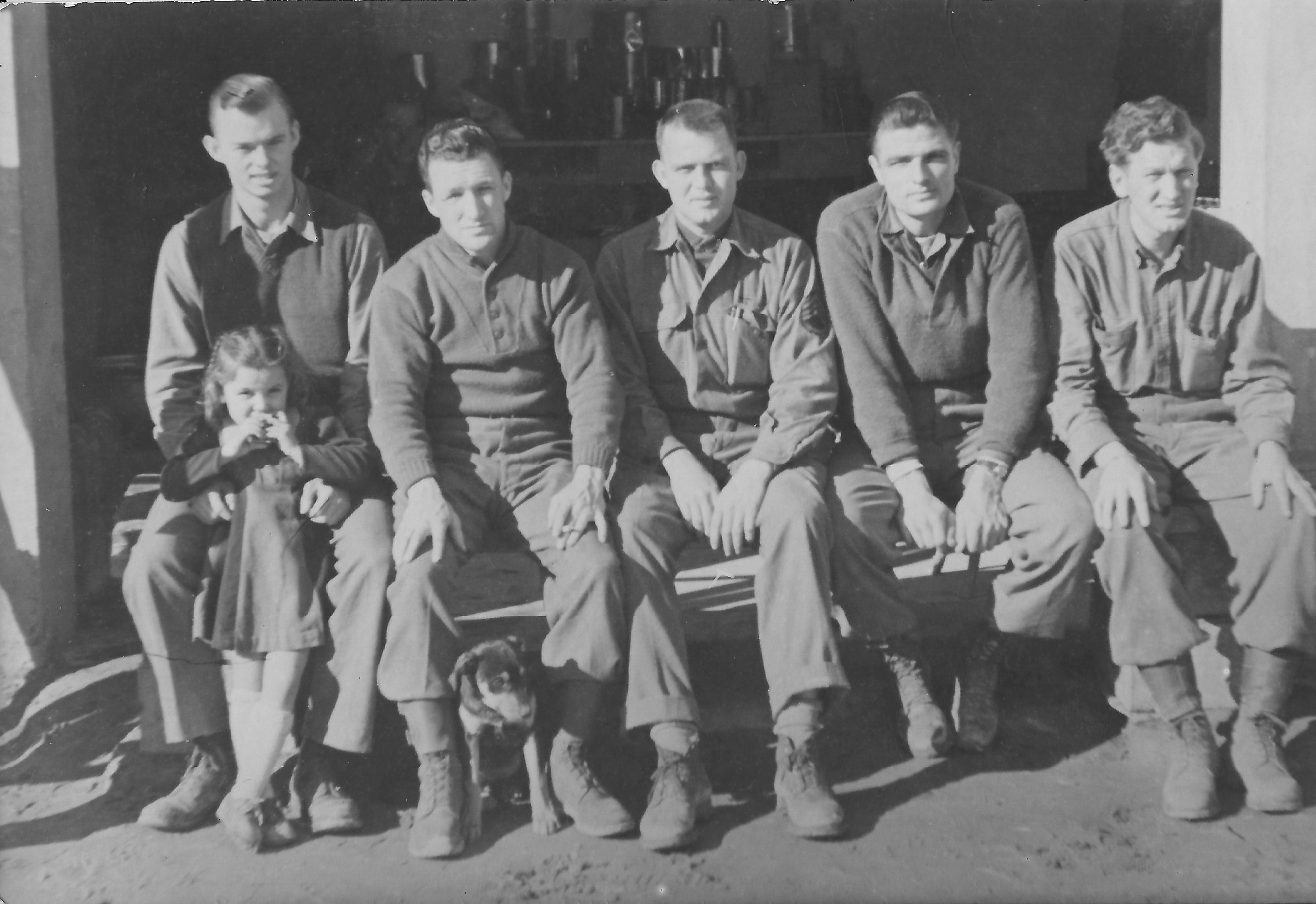 Chpt 2 Milt with little girl, Italy, 194